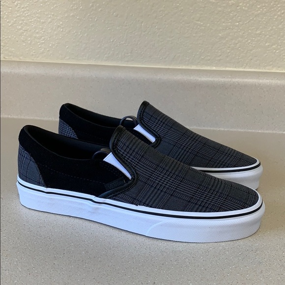 New Vans Slip on Suiting Black/White - Picture 4 of 9